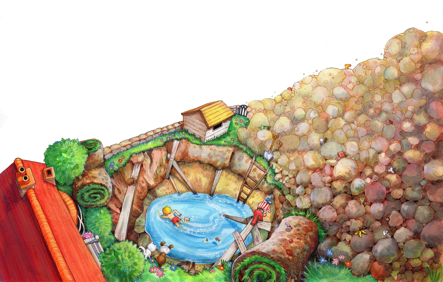Spread from pages 14 and 15.